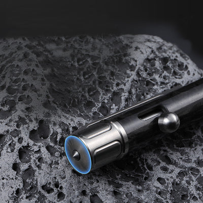 Bolt Action Pen: Titanium + Carbon Fiber
