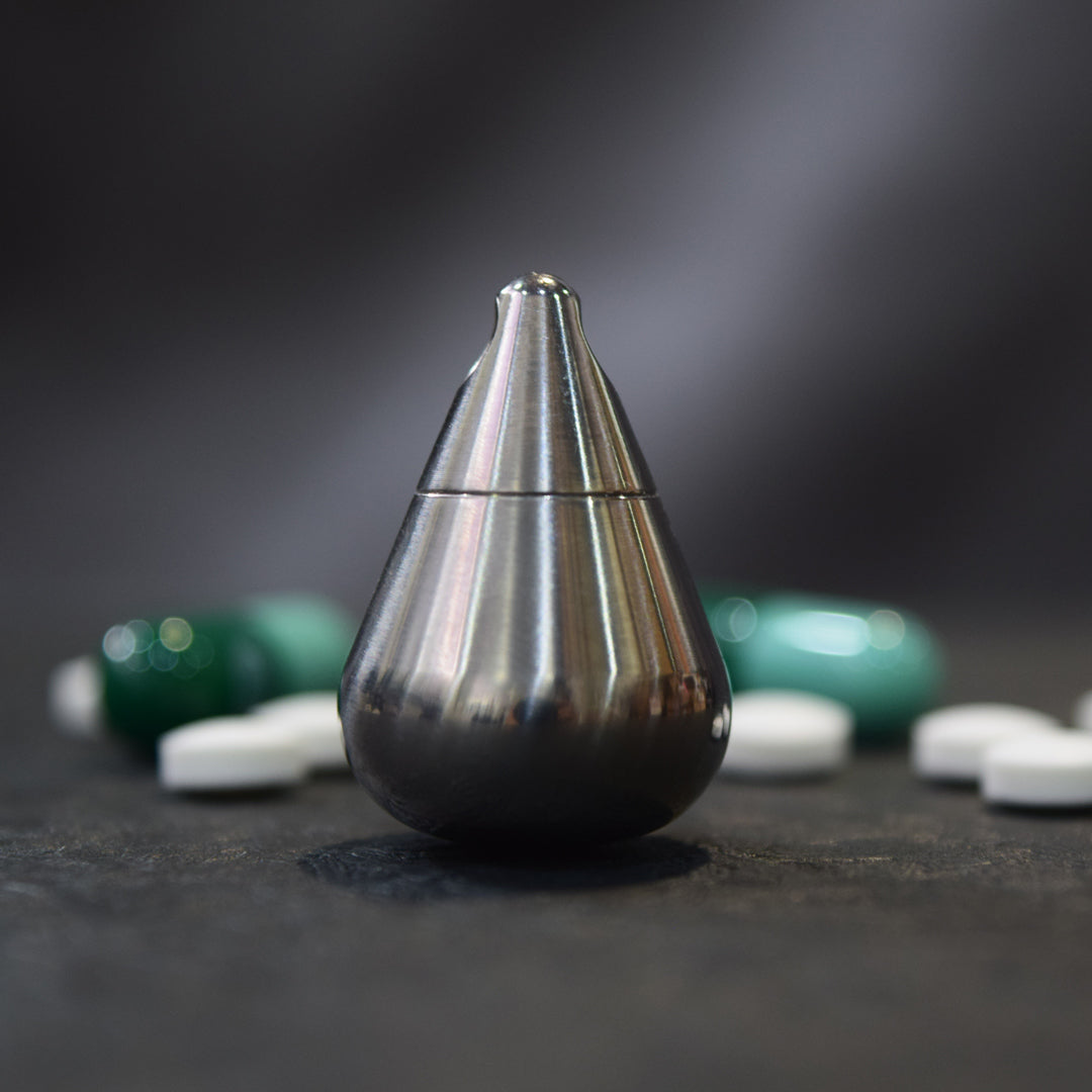 Titanium EDC Storage Capsule