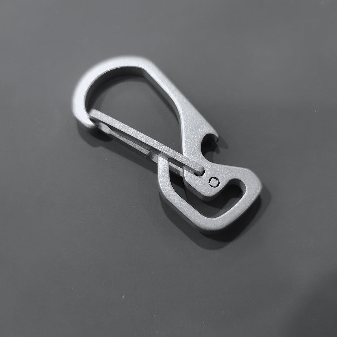 Titanium Carabiner + Bottler Opener