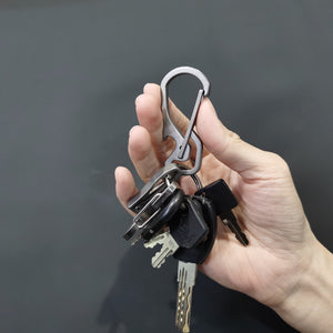 Titanium Carabiner + Bottler Opener