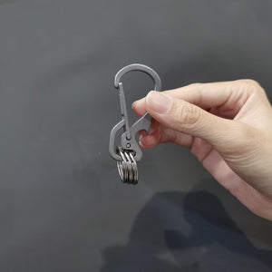 Titanium Carabiner + Bottler Opener