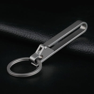 Titanium Belt Carabiner: Snap Lock