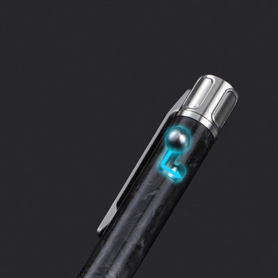Bolt Action Pen: Titanium + Carbon Fiber